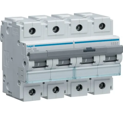 Siguranta automata 4P 125A 10kA curba C Hager HMF499