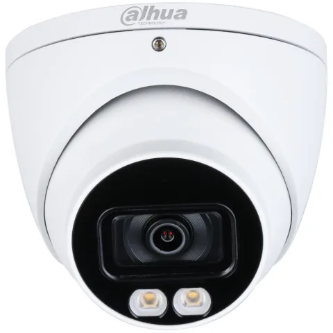 Camera Full Color Starlight HDCVI Dahua HAC-HDW1509T-A-LED-0280B-S3, 5MP, lentila 2.8mm, lumina alba 40m, microfon, IP67