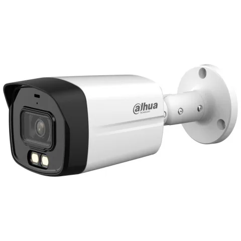 Camera 4K HDCVI Dahua HAC-HFW1801TLM-IL-A-0360B-S2, 8MP, lentila 3.6mm, Smart Dual Light 40m, microfon, 120 dB true WDR, IP67