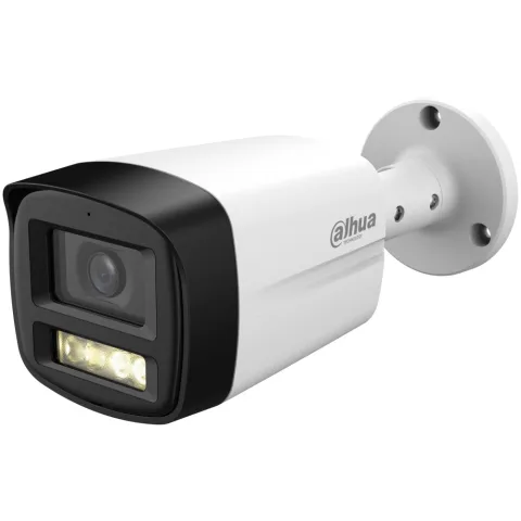 Camera HDCVI Dahua HAC-HFW1801TLM-IL-A-0360B-S3, 4K, lentila 3.6mm, Smart Dual Light 40m, microfon, IP67