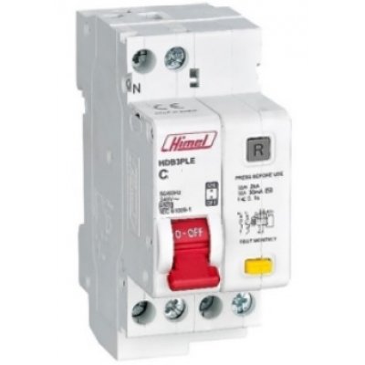 Disjunctor diferential RCBO HDB3PLE 1P+N C 32A/30mA 4.5kA Himel HDB3PLEC32