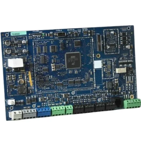 Placa centrala DSC HS3248PCBEN SERIA PRO, 8 zone extensibila la 248 zone fir/radio, 8 partitii