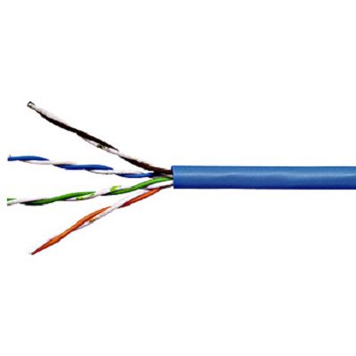 Rola 305 ml cablu U/UTP Cat.5e, 4x2xAWG24/1, LS0H, Eca, albastru HSEKU424H1