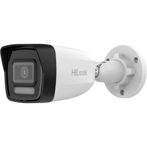 Camera IP Hikvision HiLook IPC-B140HA-LU, 4MP, lentila 2.8mm, Dual light 30m, microfon, PoE, IP67
