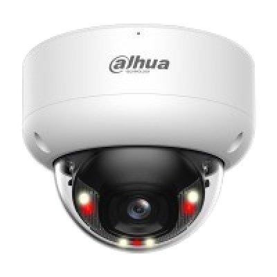 Camera dome IP Dahua IPC-HDBW3849E-AS-IL-0280B, 8MP, 2.8mm, Smart Dual Light 30 m, SMD 4.0 + AI SSA, WizSense, microfon, slot card, IP67/IK10, PoE