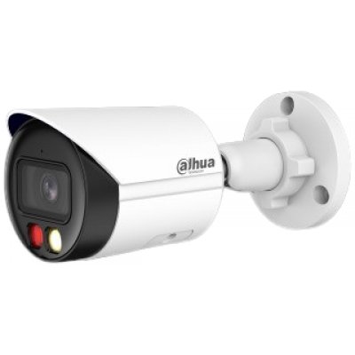 Camera Bullet Dahua IPC-HFW2649S-S-IL-0280B, 6 MP, lentila fixa 2.8 mm, Smart Dual Light (IR/LED 30m), WDR 120 dB, WizSense, microfon, PoE, IP67