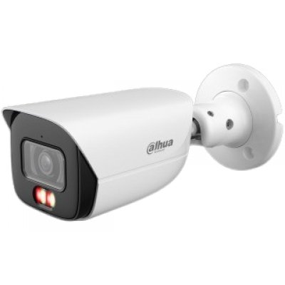 Camera IP Dahua IPC-HFW3849E-AS-IL-0360B, 8 MP, 3.6mm, Smart Dual Light (IR/WL 30m), AI SMD 4.0 & SSA, WizSense, microfon, slot card, IP67, PoE