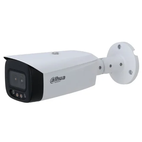 Camera IP Full Color Dahua IPC-HFW5449T1-ASE-D2-0360B, 4MP, lentila 3.6mm, IR si lumina 50m, microfon, difuzor, ePoE, IP67