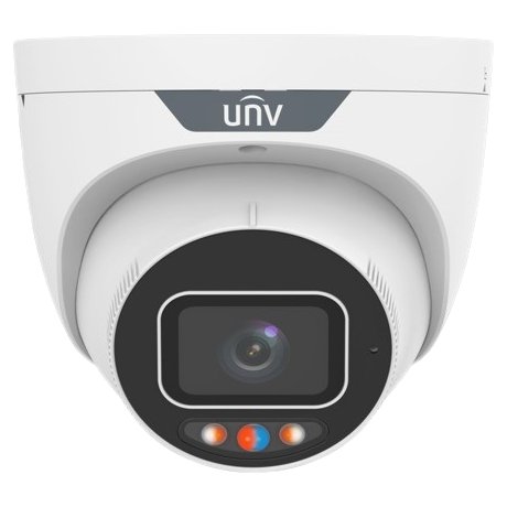 Camera IP seria Tri-Guard Uniview IPC3635SS-ADF28KMC-I1, 5MP, lentila 2.8mm, IR/WL 30m, Microfon, Difuzor, Alarma, slot card 512GB