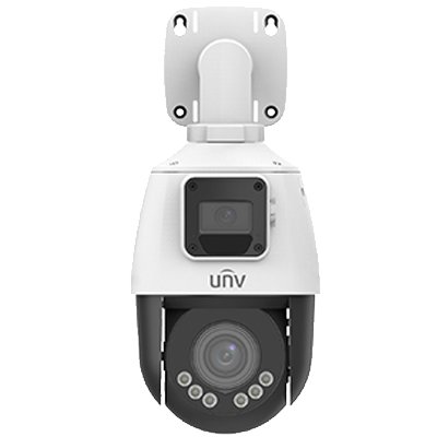 Camera IP PTZ 4X, Dual-Lens, 2x2MP, IR 50M, Audio, VCA, Lighthunter - UNV IPC9312LFW-AF28-2X4