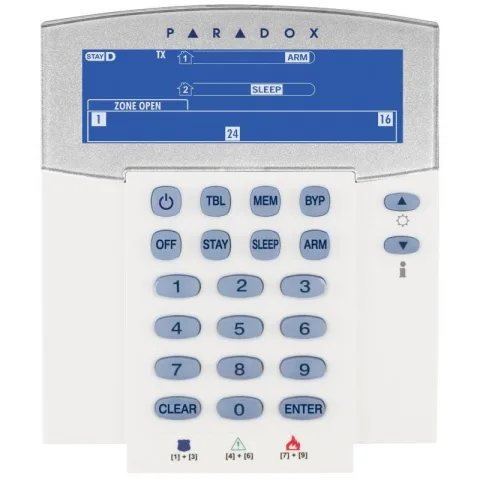 Tastatura wireless LCD Paradox K38 32 zone