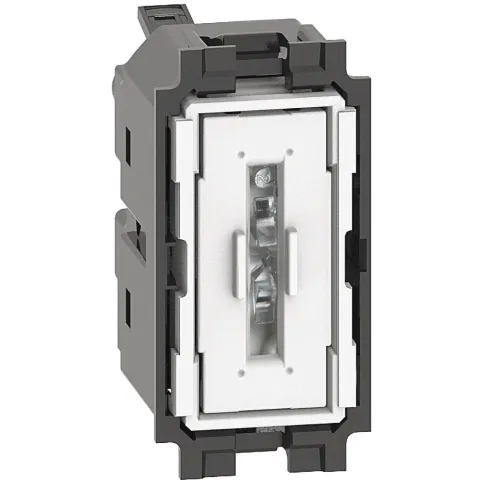 Intrerupator cap scara 1 modul 10A Bticino Living Now K4003A, alb, negru