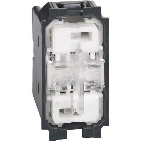 Intrerupator inversor, cu doua taste 1-0-2, neiluminabil 1M Bticino Living Now K4027, alb, negru