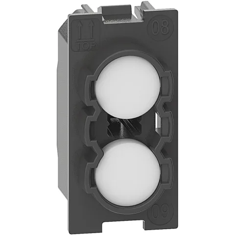 Lampa-martor cu difuzor transparent ( led-uri neincluse ) Bticino Living Now K4371, alb, negru, nisip