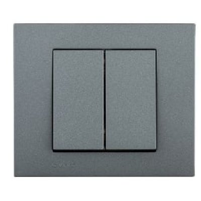 Comutator ST Grano Met Ovivo OV00152, 250V, 10A, IP20, fumuriu