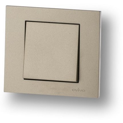 Intrerupator ST Grano Met Ovivo OV00201, 10A, 250V, IP20, titan