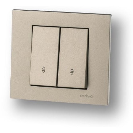 Comutator Cap Scara ST Grano Met Ovivo OV00207, 10A, 250V, titan, IP20