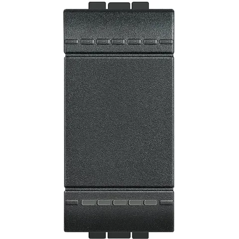Buton cu revenire 10A 1 modul Bticino Living Light L4005N, antracit