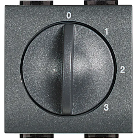 Selector rotativ 4 pozitii Bticino Living Light L4016, antracit