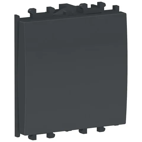 Intrerupator simplu 2 module Schneider Easy Styl LMR0200003, negru