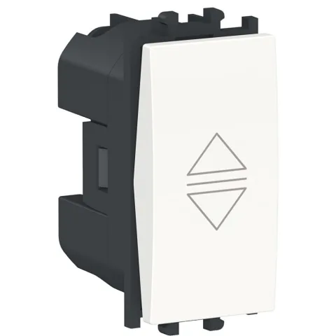 Intrerupator jaluzele 1 modul Schneider Easy Styl LMR0711001, alb