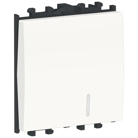 Intrerupator cap scara, indicator luminos, 2M Schneider Easy Styl LMR1422001, alb