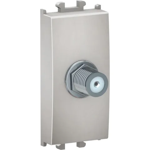 Priza SAT, tip F 1 modul Schneider Easy Styl LMR6128004, argintiu