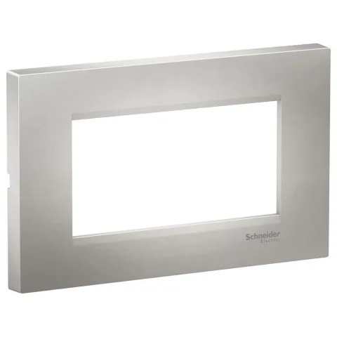 Rama plata 4 module Schneider Easy Styl LMR7264004, argintiu