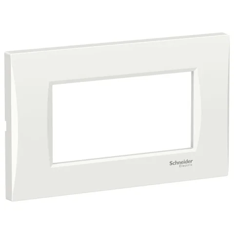 Rama curbata 4 module Schneider Easy Styl LMR7364001, alb