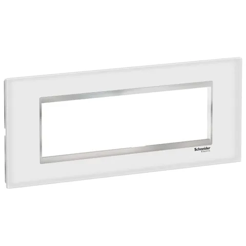 Rama sticla 7M Schneider Easy Styl LMR7967038, alb/crom