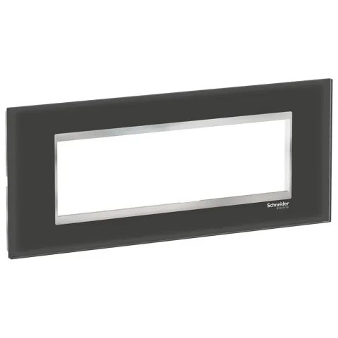 Rama sticla 7M Schneider Easy Styl LMR7937038, negru/crom
