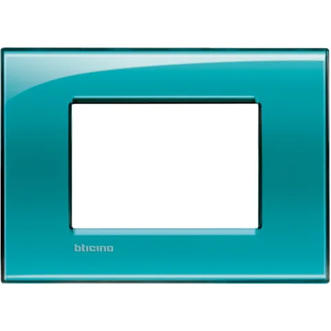 Rama ornament 3 module Bticino Living Light LNA4803VD, verde