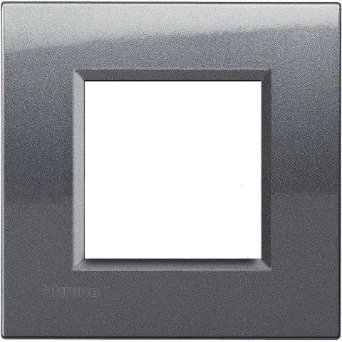 Rama ornament 2 module Bticino Living Light LNA4802AC, otel