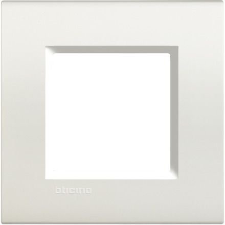 Rama ornament 2 module Living Light Bticino LNA4802BI, alb