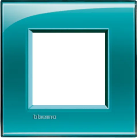 Rama ornament 2 module Bticino Living Light LNA4802VD, verde