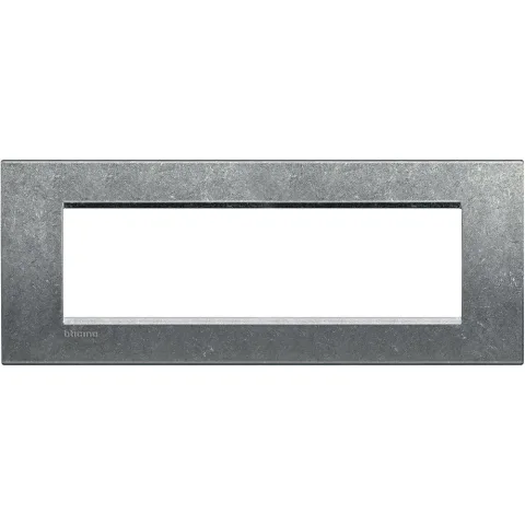 Rama ornament 7 module Bticino Living Light LNA4807NA, gri natural