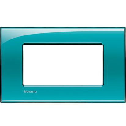 Rama ornament 4 module Bticino Living Light LNA4804VD, verde