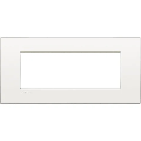 Rama ornament 7 module Bticino Living Light AIR LNC4807BN, alb pur