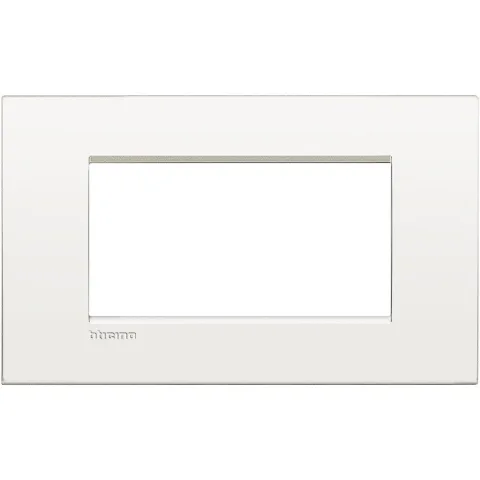 Rama ornament 4 module Bticino Living Light AIR LNC4804BN, alb pur