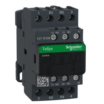 Contactor TeSys Deca Schneider LC1D128E7, 4P(2NO+2NC), AC-1, <=440V, 25A, bobina 48VAC 50/60Hz