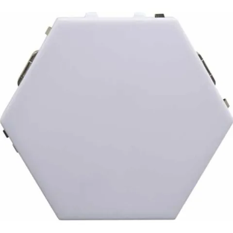Corp LED hexagonal Well Crystal, magnetic, 4000K LEDWLN-CRYSTAL-1-WL