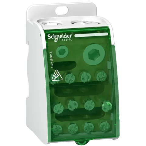 Clema de distributie monopolara Schneider 1 bara x 14 poli 250A Schneider LGY125014