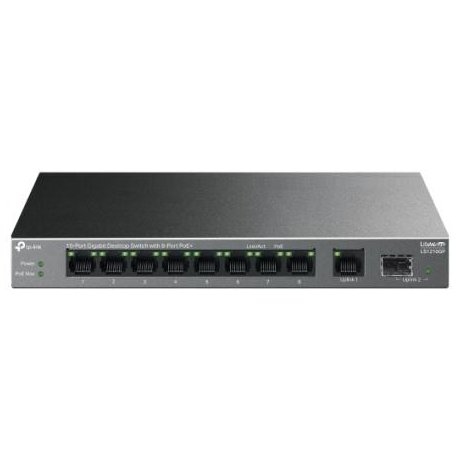 TP-LINK 10-PORT GIGABIT Switch 8-PoE+ LS1210GP