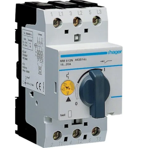 Disjunctor protectie motor 16-20A Hager MM512N