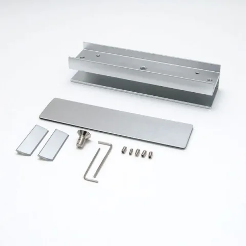 Suport pentru montarea contraplacii magnetilor de 280 Kgf pe usi de sticla MBK-280U