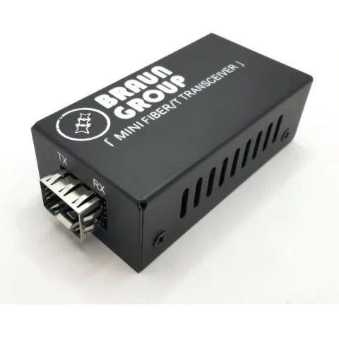 Mini Media Convertor SFP Braun Group MGTR-SFP, cu port SFP 10/100/1000M si port RJ45