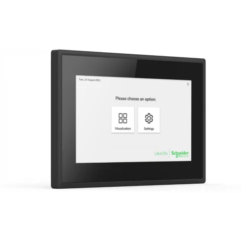 Ecran tactil IP 7in negru SpaceLogic KNX Schneider MTN6260-7760