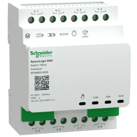 Extensie actuator, 8 canale SpaceLogic KNX Schneider MTN6805-0008