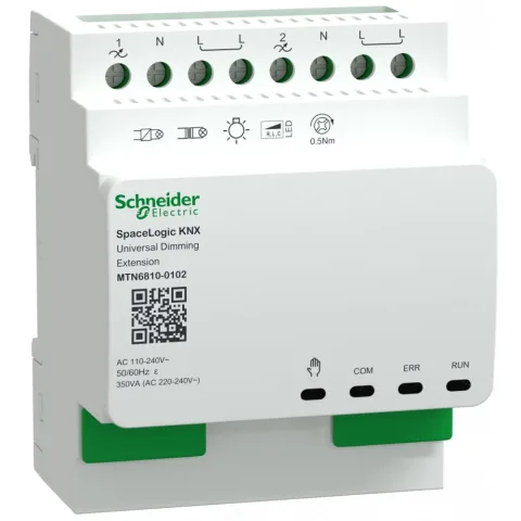Extensie actuator dimare, 2 canale SpaceLogic KNX Schneider MTN6810-0102