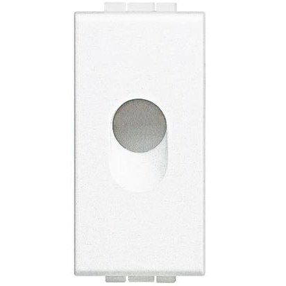Tasta falsa cu iesire 1 modul Living Light Bticino N4953, alb
